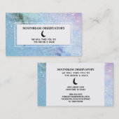 Carte De Visite *~* Luna Pastel Moon Lunaire Surface (Devant / Derrière)