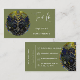 Carte De Visite Luna Rising Arbre de Vie