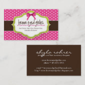 Carte de visite lunatique (Devant / Derrière)