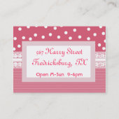 Carte de visite lunatique (Dos)