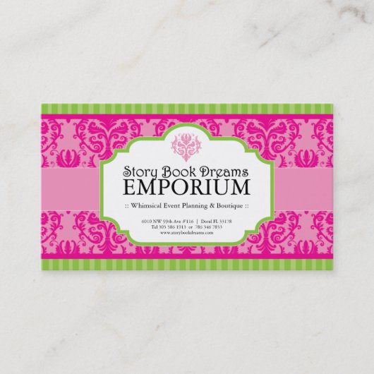 Carte de visite lunatique (Devant)