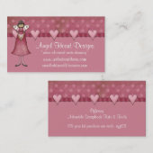 Carte de visite lunatique :: Angel Heart Design (Devant / Derrière)