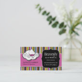 Carte de visite lunatique audacieux de boulangerie (Debout devant)