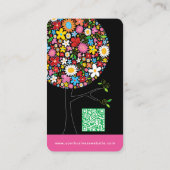 Carte de visite lunatique d'arbre de bruit de (Dos)