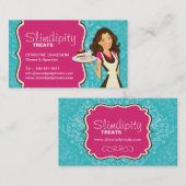 Carte de visite lunatique de boulangerie (Devant / Derrière)