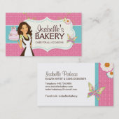 Carte de visite lunatique de boulangerie (Devant / Derrière)