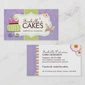 Carte de visite lunatique de boulangerie (Devant / Derrière)