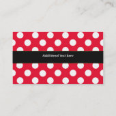 Carte de visite lunatique de boulangerie de petit (Dos)