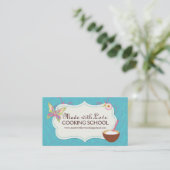 Carte de visite lunatique de cours de cuisine (Debout devant)