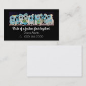 carte de visite lunatique de perle de hibou (Devant / Derrière)