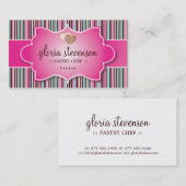 CARTE DE VISITE LUNATIQUE MIGNON DE BISCUITS (Devant / Derrière)