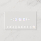 Carte De Visite Lune 10 Punch Rendez-vous fidélité client (Devant)