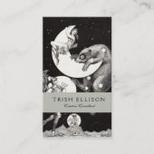 Carte De Visite Lune céleste ciel Univers Dieu Nuit Illustration (Devant)