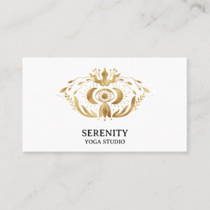 Carte De Visite Lune céleste holistique Troisième oeil Yoga Busine