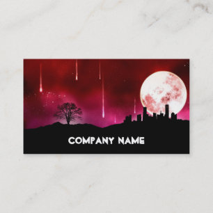 Carte de visite lune cool
