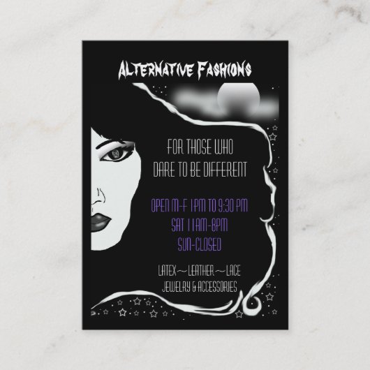 Carte De Visite lune de deathhead (Devant)