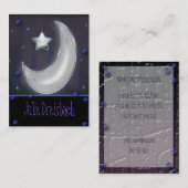 Carte De Visite lune de nuit (Devant / Derrière)