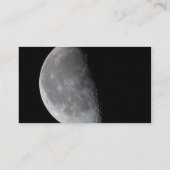 Carte De Visite Lune demi la nuit (Dos)