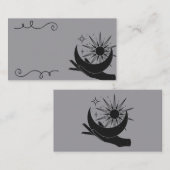 Carte De Visite Lune et soleil (Devant / Derrière)