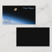 Carte De Visite Lune gibbeuse depuis l'orbite (Devant / Derrière)