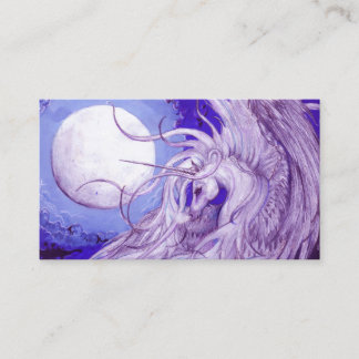 Carte De Visite Lune mignonne Luna de poney de cheval de Pegasus