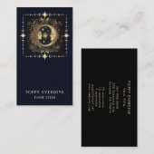 Carte De Visite Lune mystique céleste (Devant / Derrière)