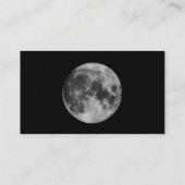Carte De Visite Lune noire et blanche (Dos)