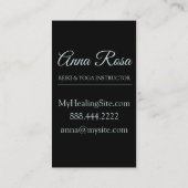 Carte De Visite Lune sacrée de symbole de Lotus de *~* au nirvana (Dos)