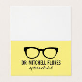 Carte De Visite Lunettes (Extérieur déplié)
