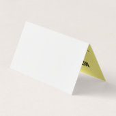 Carte De Visite Lunettes (Dos)