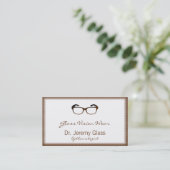 Carte De Visite Lunettes (Debout devant)