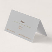 Carte De Visite Lunettes (Dos)