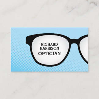 Carte De Visite Lunettes colorées d'opticien
