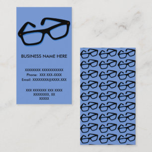Carte De Visite Lunettes de nerd cool