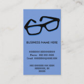 Carte De Visite Lunettes de nerd cool (Devant)