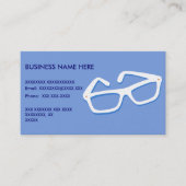 Carte De Visite Lunettes de nerd cool (Devant)