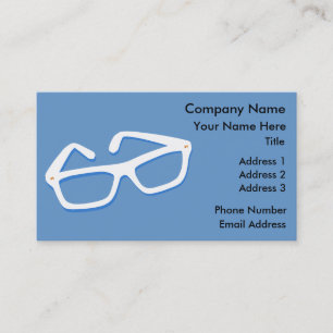 Carte De Visite Lunettes de nerd cool