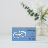 Carte De Visite Lunettes de nerd cool (Debout devant)