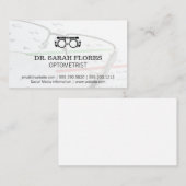 Carte De Visite Lunettes de prescription | Équipement optométriste (Devant / Derrière)