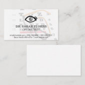 Carte De Visite Lunettes de prescription | Icône oeil (Devant / Derrière)