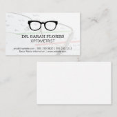 Carte De Visite Lunettes de prescription | Optométriste | OEuvre (Devant / Derrière)