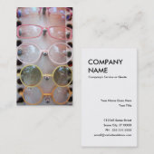 Carte De Visite lunettes de soleil (Devant / Derrière)