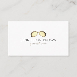 Carte De Visite Lunettes de soleil Aviator