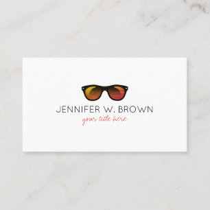 Carte De Visite Lunettes de soleil lunettes lunettes Spectacles or