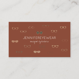 Carte De Visite lunettes de soleil Terracotta Optical Eye