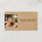 Carte De Visite Lunettes de vin (Devant)