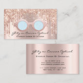 Carte De Visite Lunettes de vue Optométriste Optique Lunettes de v (Devant / Derrière)