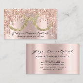 Carte De Visite Lunettes de vue Optométriste Optique Lunettes de v (Devant / Derrière)