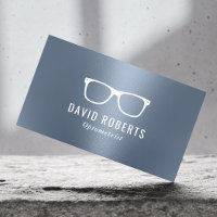 Lunettes d'oeil optométriste bleu-duché moderne