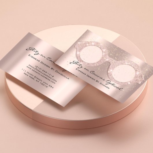 Carte De Visite Lunettes d'yeux Optométriste Optique Lunettes d'ye